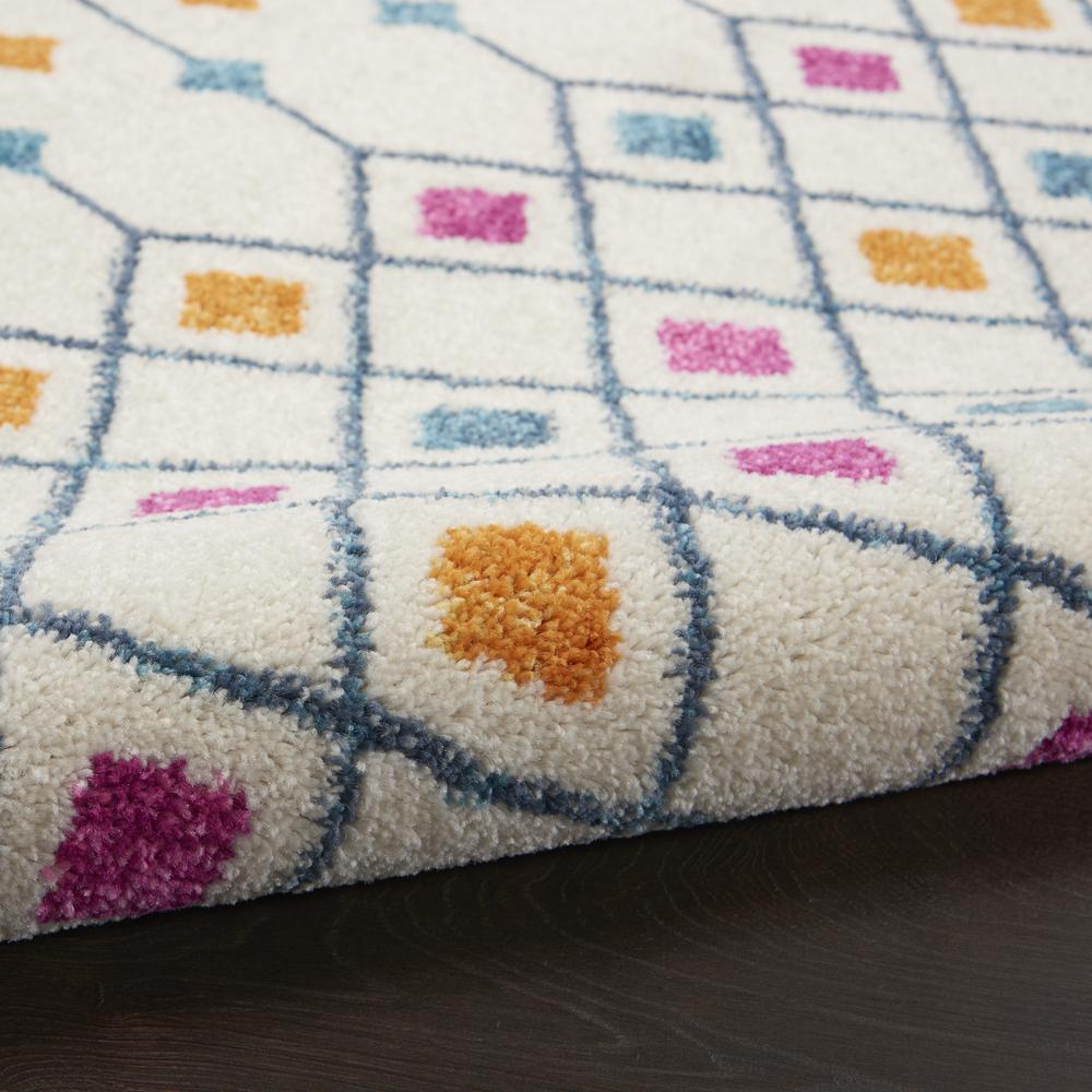 PSN45 Passion Ivory/Multi Area Rug- 5'3" x 7'3". Picture 7