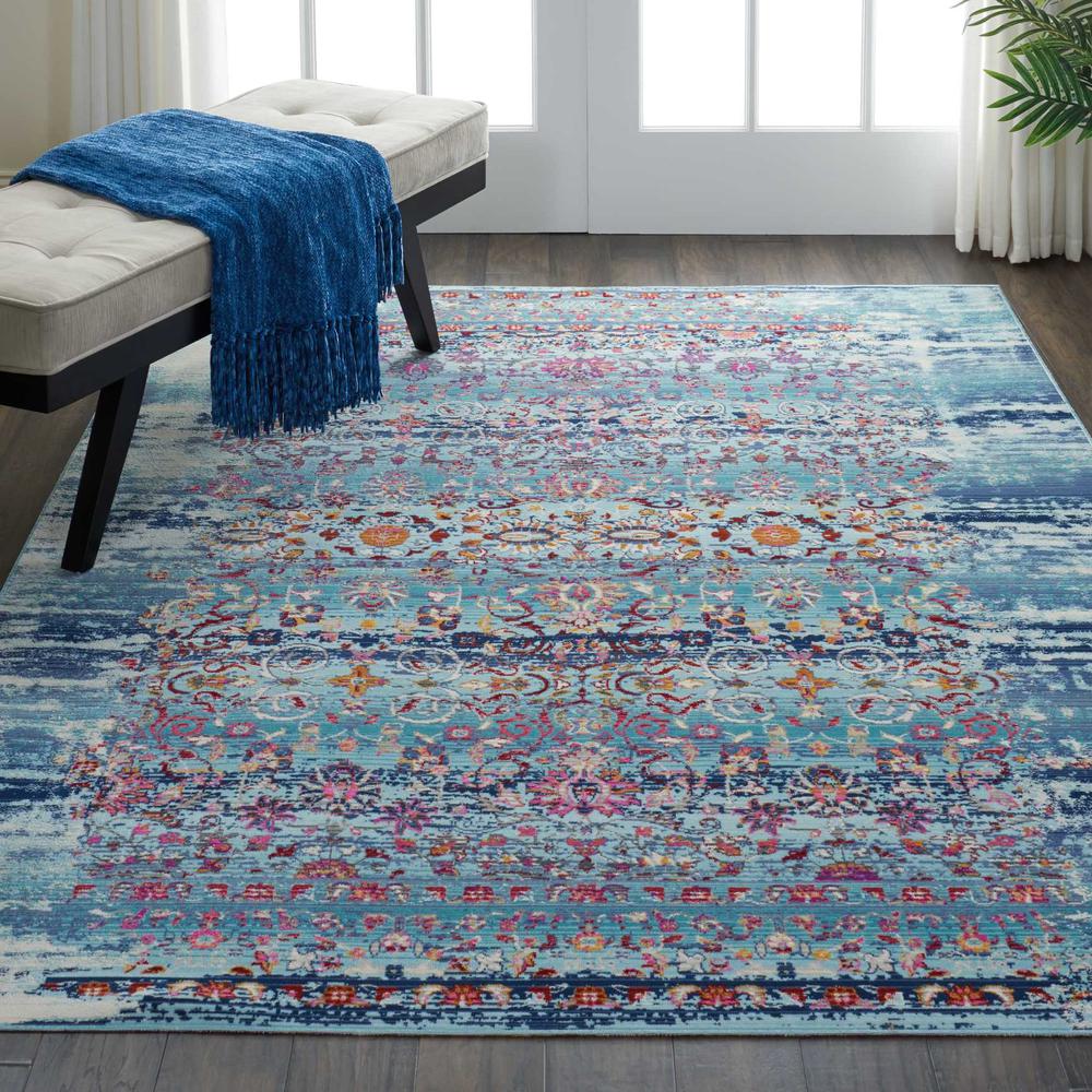 Vintage Rectangle Area Rug, 4' x 6'. Picture 2