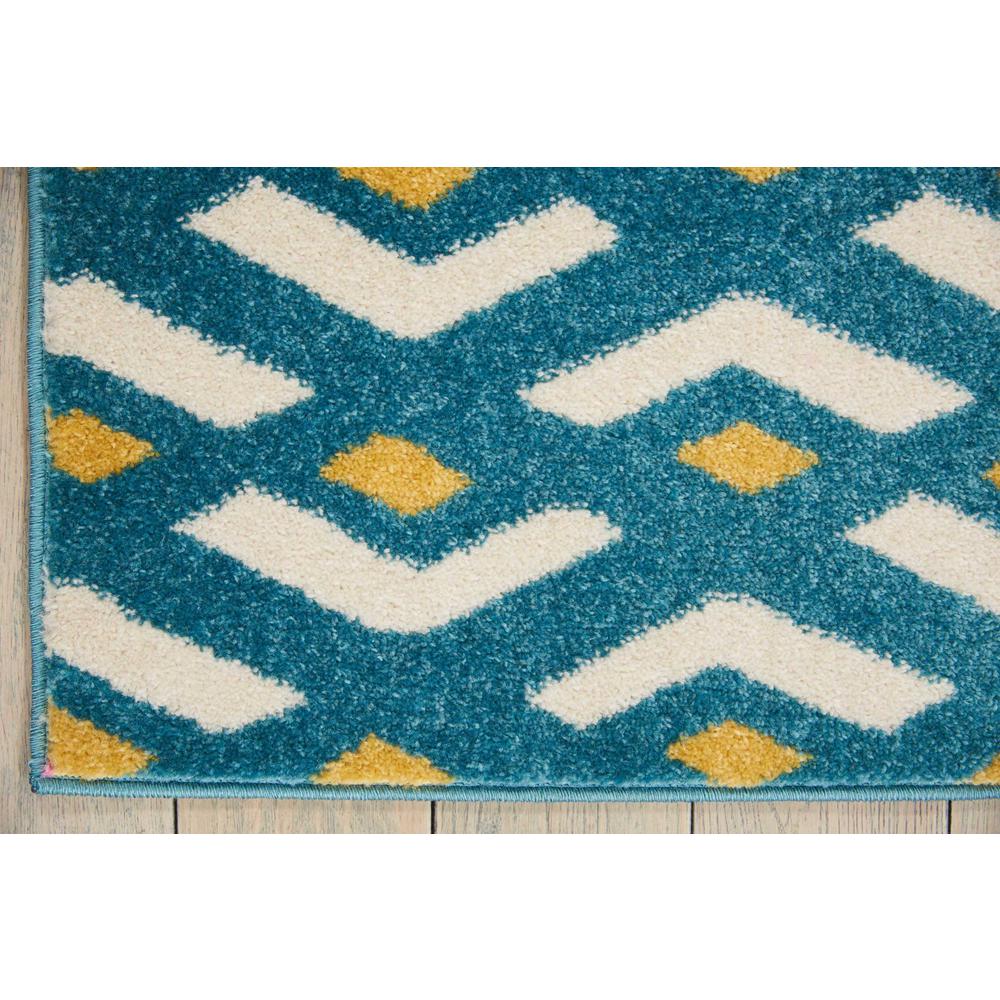 Nourison Harper Blue Kids Area Rug. Picture 3
