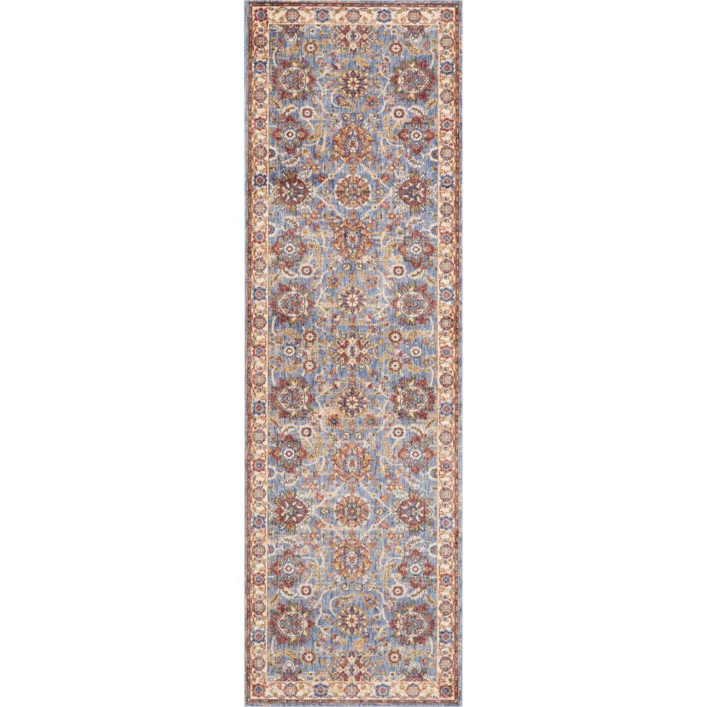Reseda Area Rug, Sky, 2'3" x 7'6". Picture 1