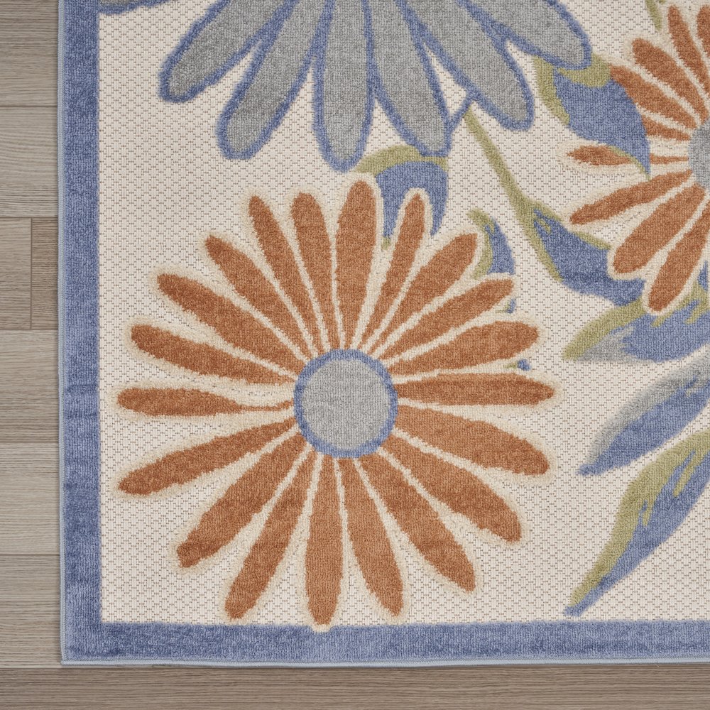 Aloha 9' x 12' Beige Multicolor Contemporary Rug. Picture 5