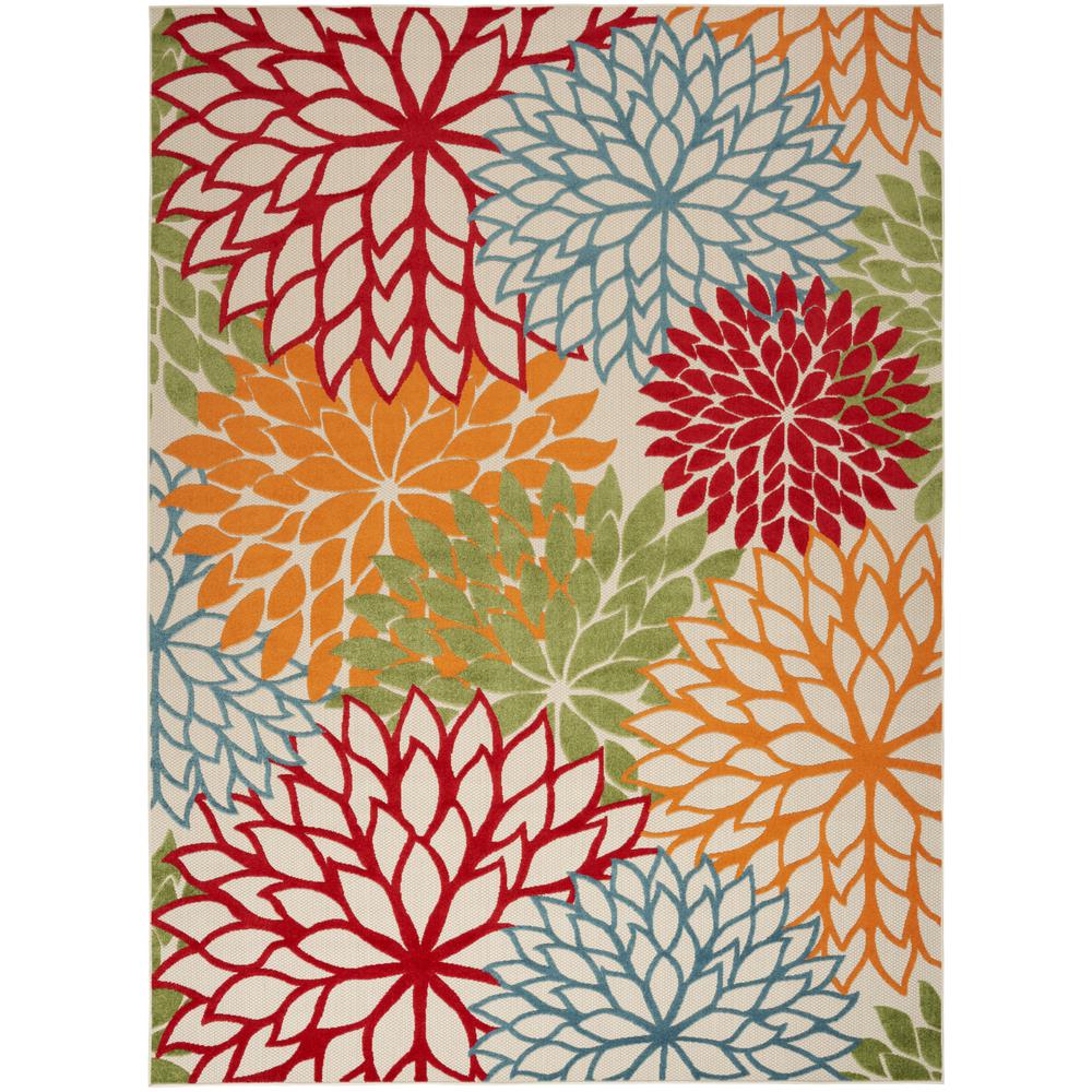 Tropical Rectangle Area Rug, 10' x 14'. Picture 1