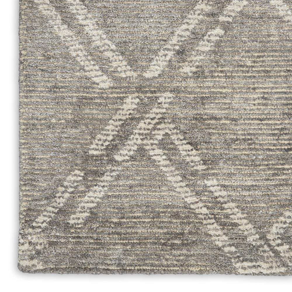 Nourison Venosa Area Rug, Grey/Ivory, 5'3" x 7'10", VSN01. Picture 5