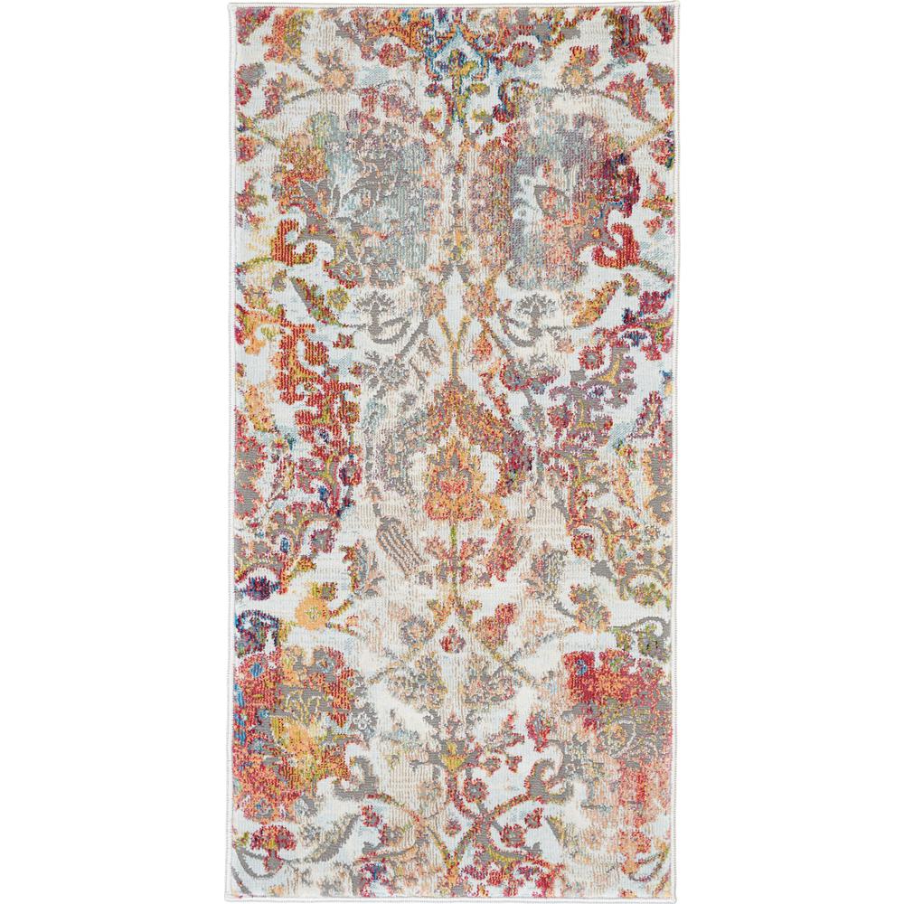 Vintage Rectangle Area Rug, 2' x 4'. Picture 1