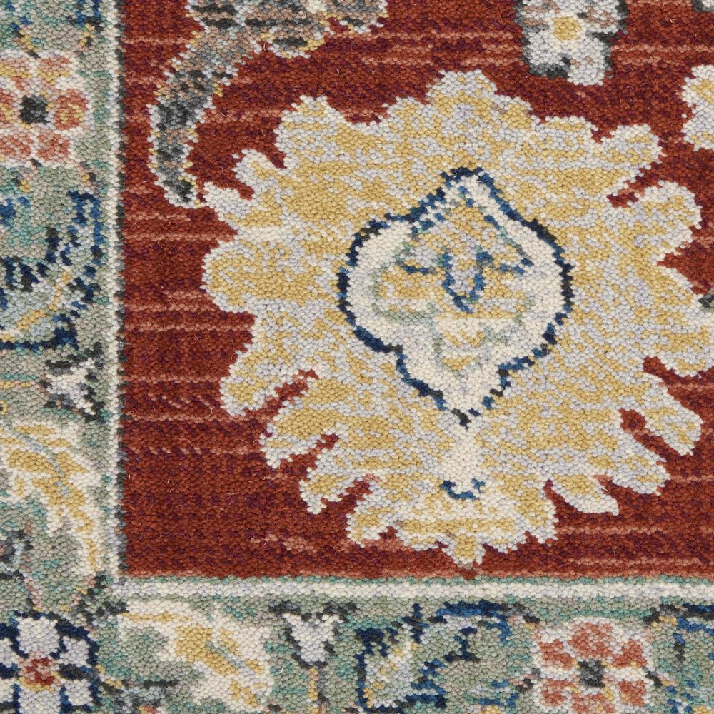 Nourison Parisa 8'6 x 11'6 Gold Brick Area Rug. Picture 6