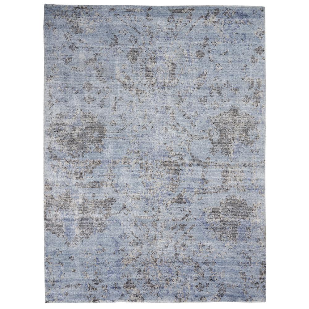 Nourison Lucent Area Rug, 3'9" x 5'9", Sky. Picture 1