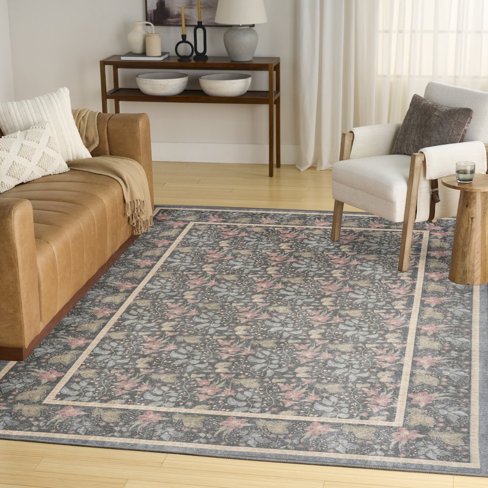 Nourison Home Botanical Washables Area Rug. Picture 2