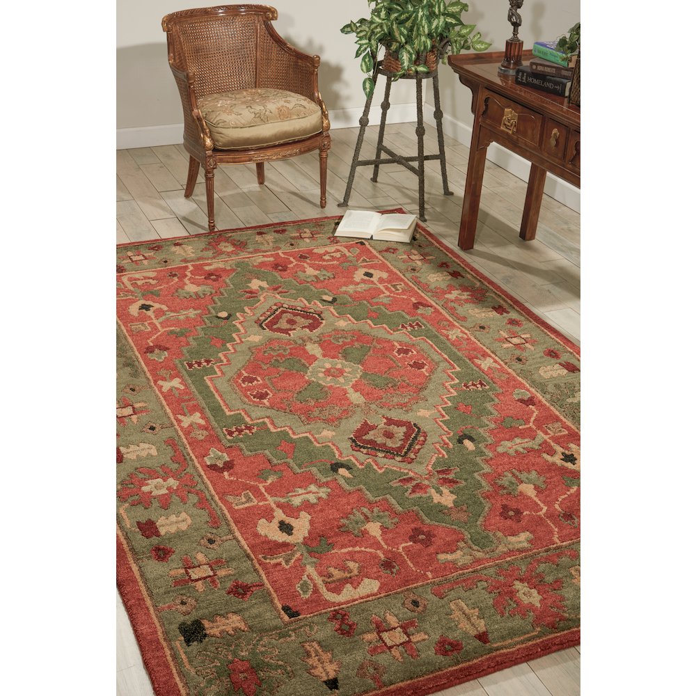 Tahoe Area Rug, Rust, 5'6" x 8'6". Picture 2