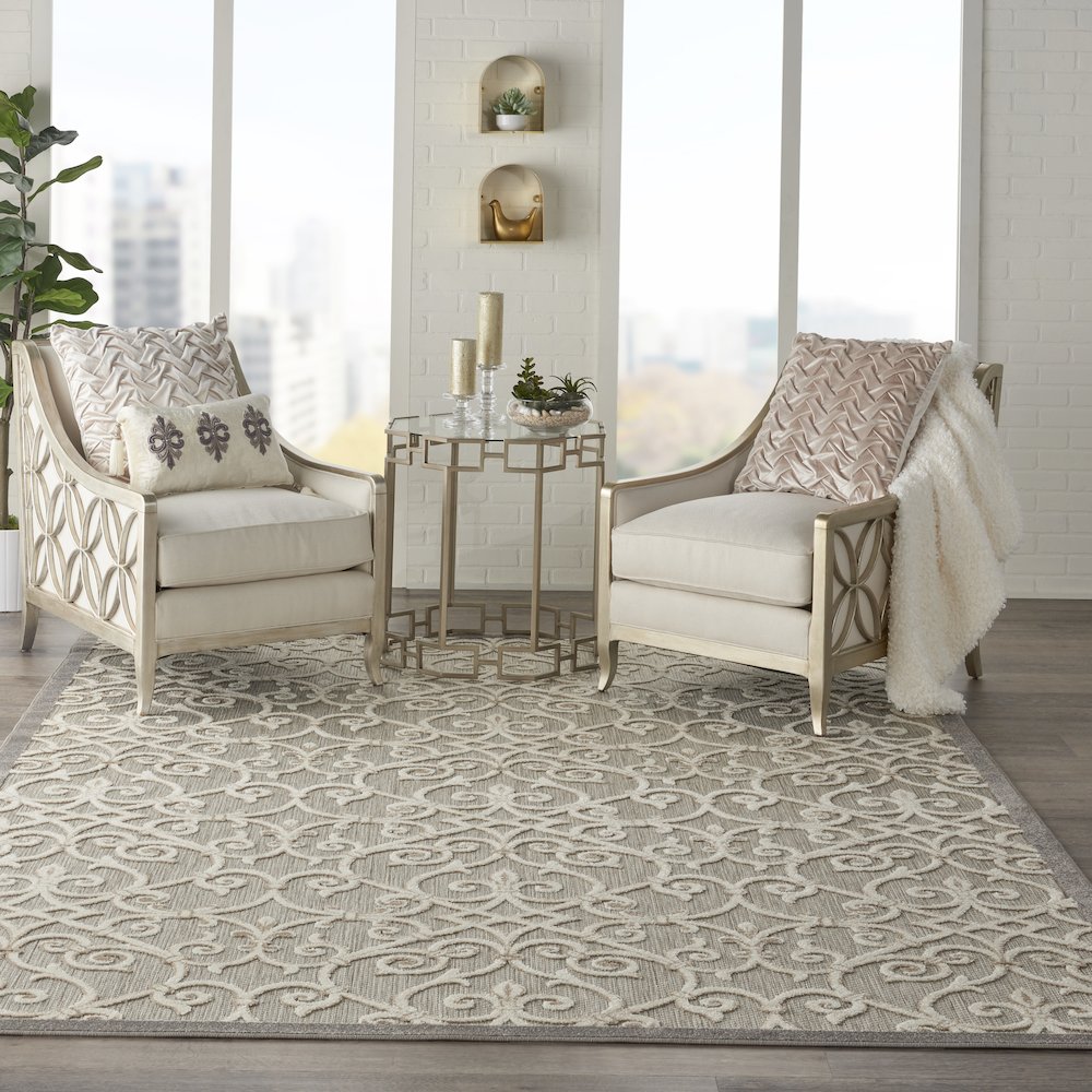 ALH21 Aloha Natural Area Rug- 9'6" x 13'. Picture 11