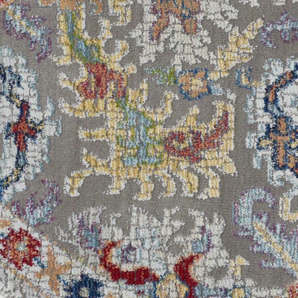 Bohemian Round Area Rug, 4' x Round. Picture 6