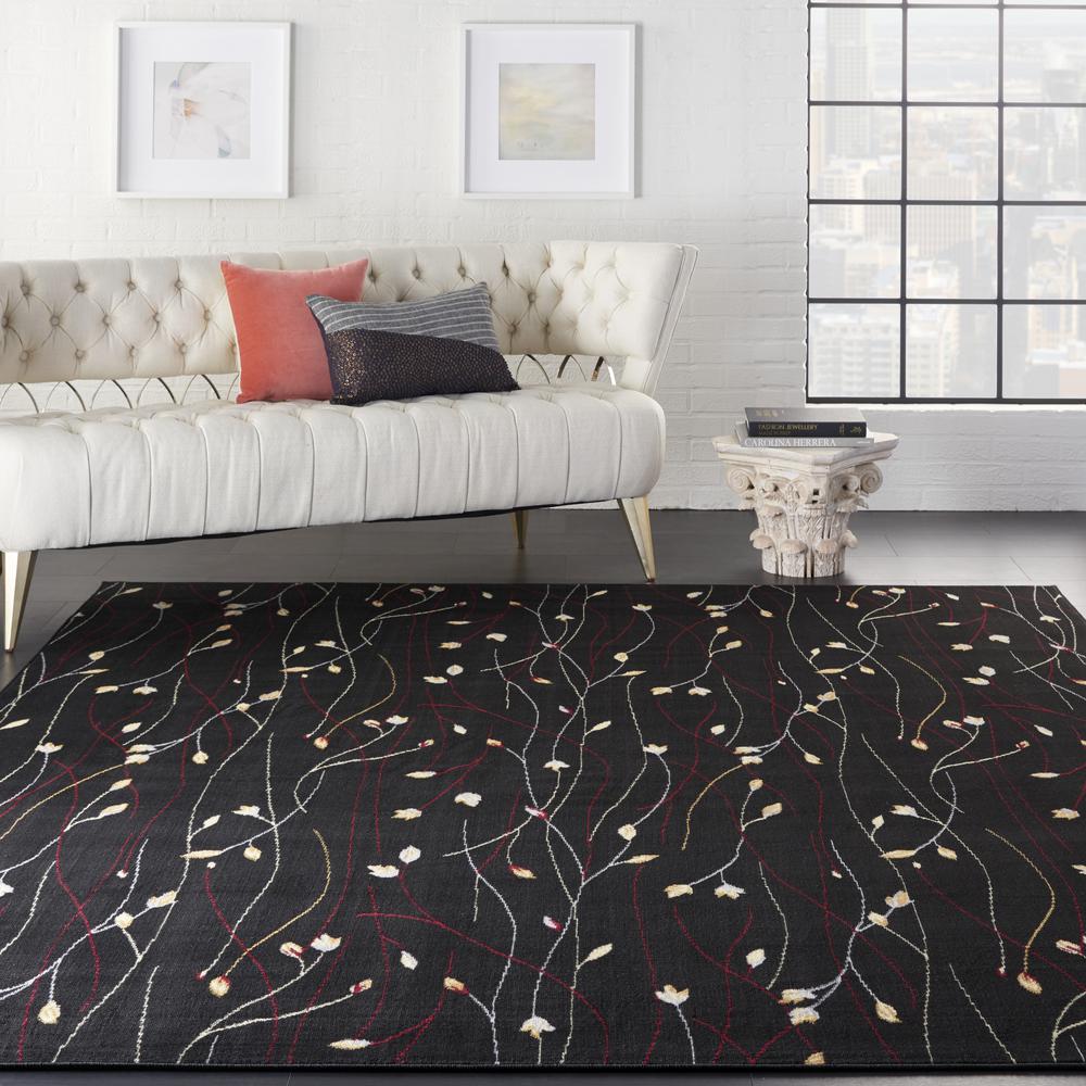 Grafix Area Rug, Black, 7'10" x 9'10". Picture 2
