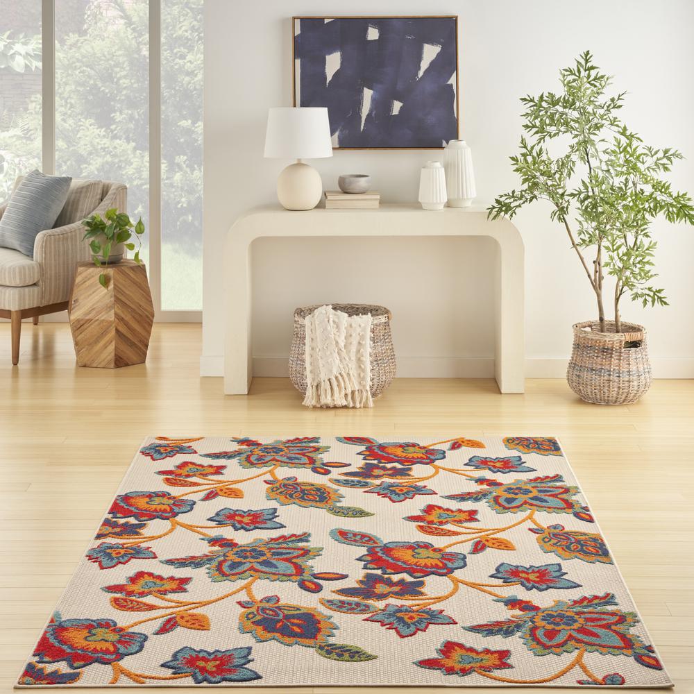 Contemporary Rectangle Area Rug, 4' x 6'. Picture 10