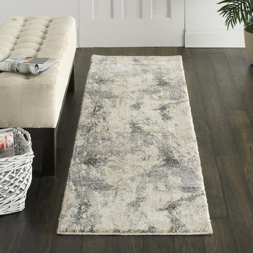 Modern Runner Area Rug, 8' Runner. Picture 2