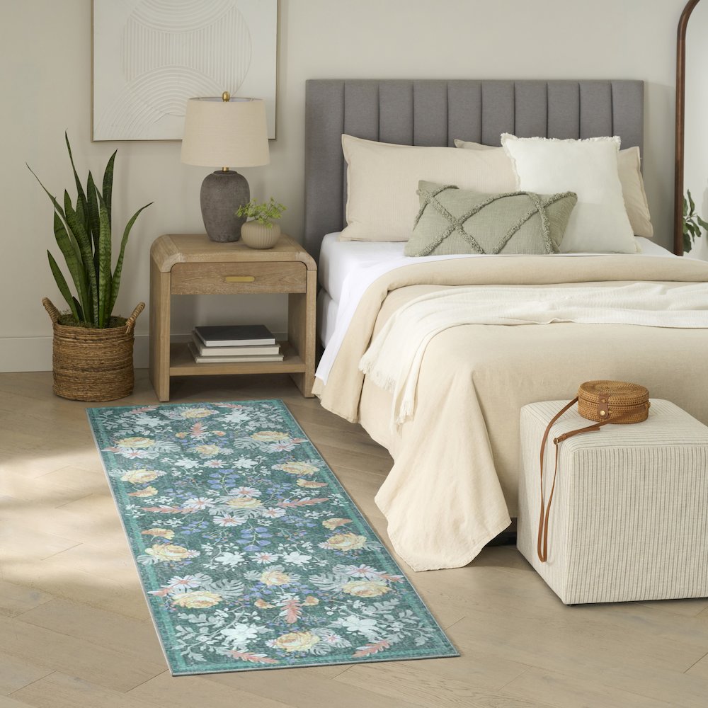 Nourison Home Botanical Washables Area Rug. Picture 2