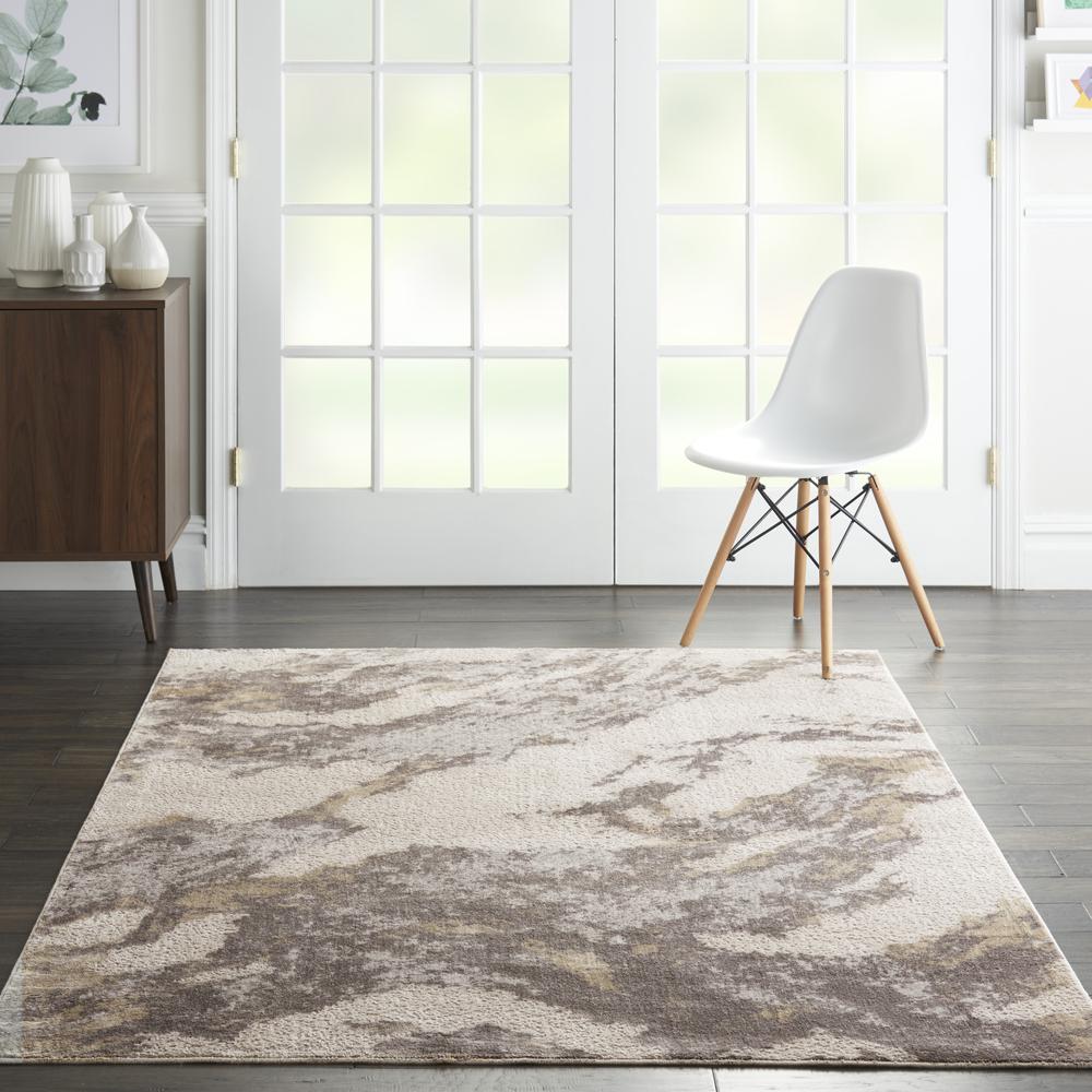 Nourison Home Sleek Textures Area Rug. Picture 3