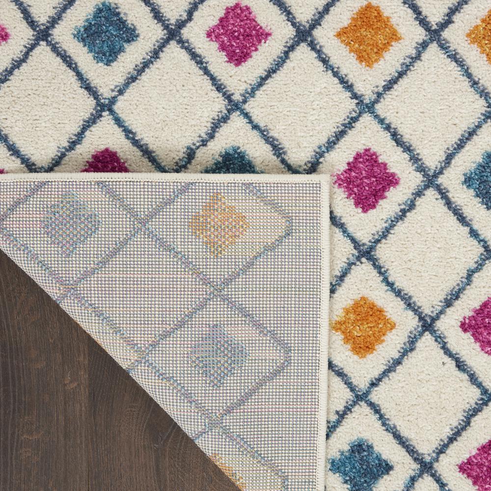 PSN45 Passion Ivory/Multi Area Rug- 5'3" x 7'3". Picture 3