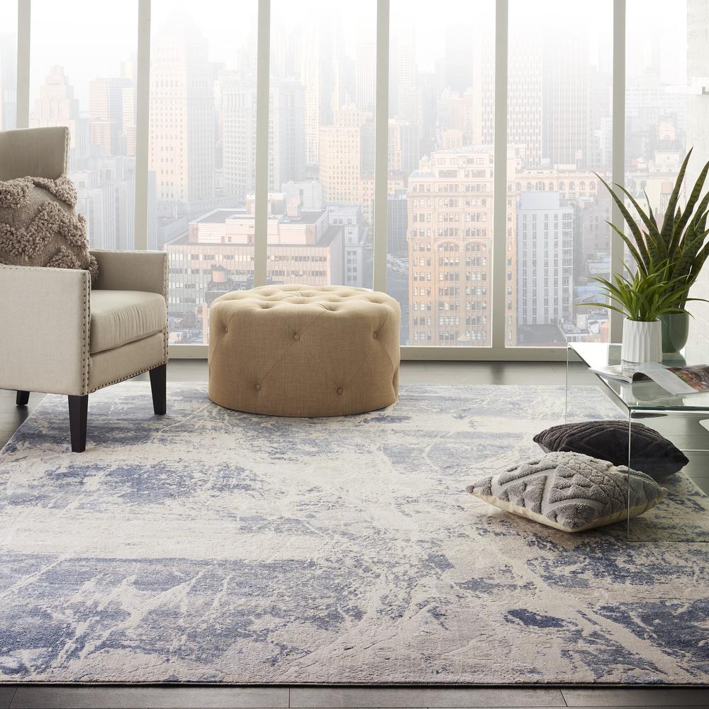Nourison Home Sleek Textures Area Rug. Picture 2