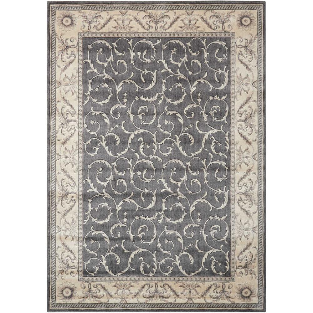 Nourison Somerset Charcoal Area Rug. Picture 1