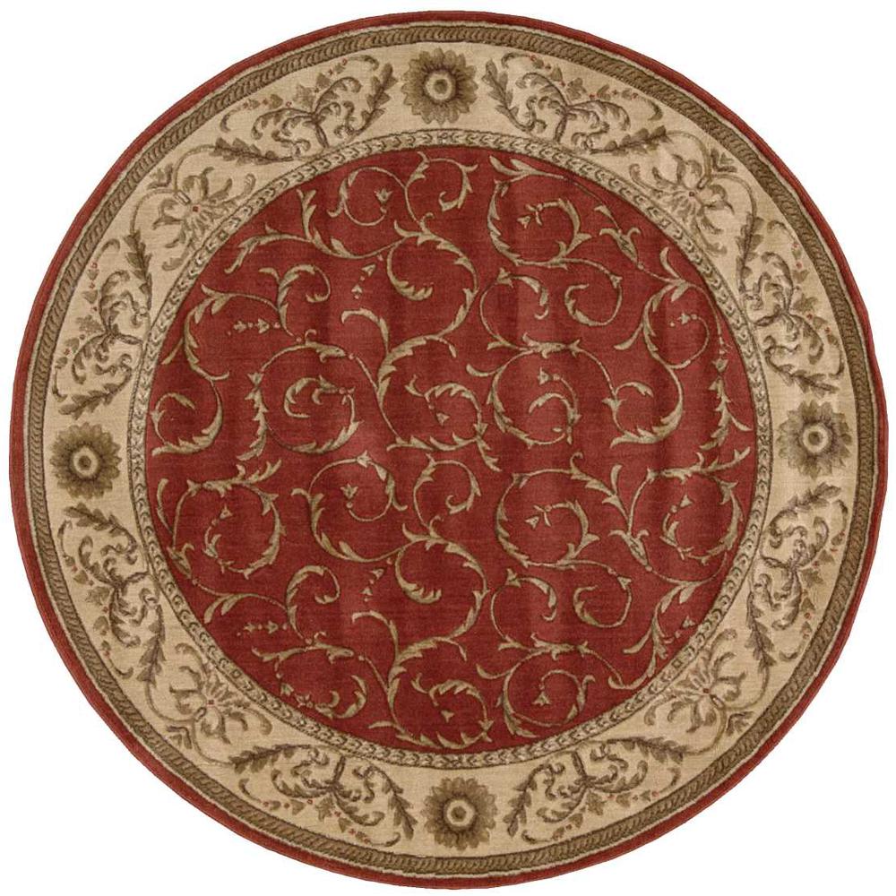 Traditional Round Area Rug, 6' x Round. Picture 1