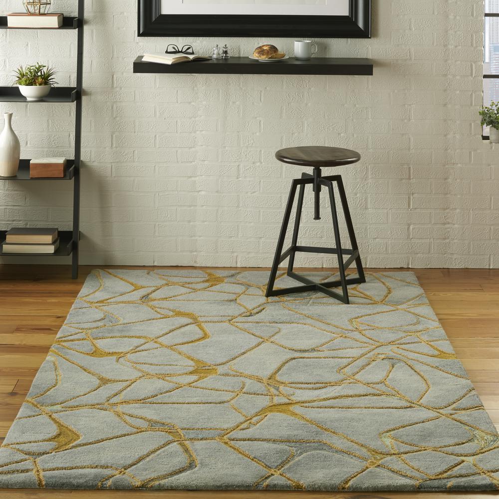 Modern Rectangle Area Rug, 4' x 6'. Picture 2