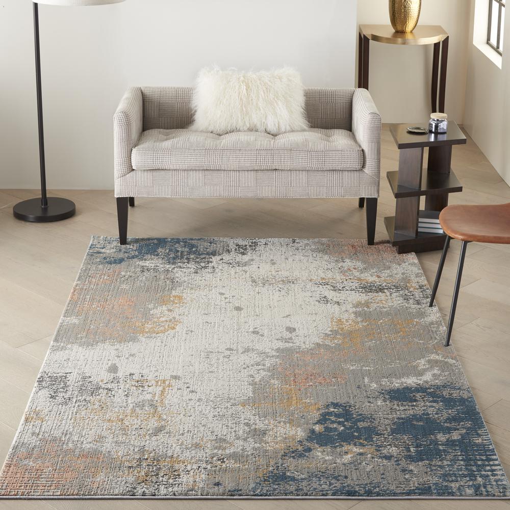 Modern Rectangle Area Rug, 5' x 7'. Picture 2