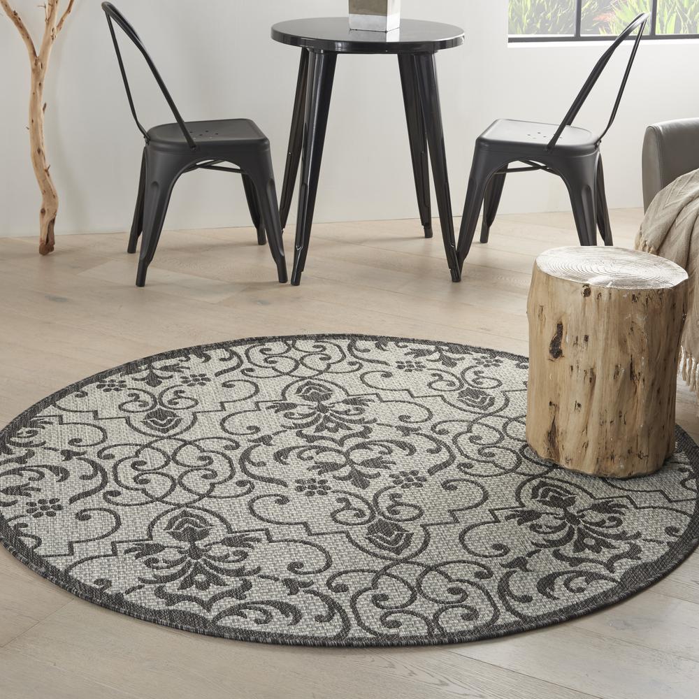 Nourison Garden Party Area Rug, 5' Round (99446811387). Picture 2