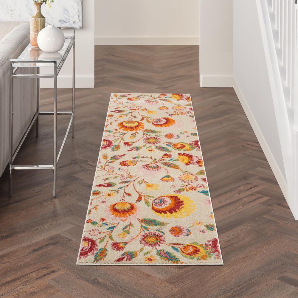 Farmhouse Runner Area Rug, 8' Runner. Picture 2