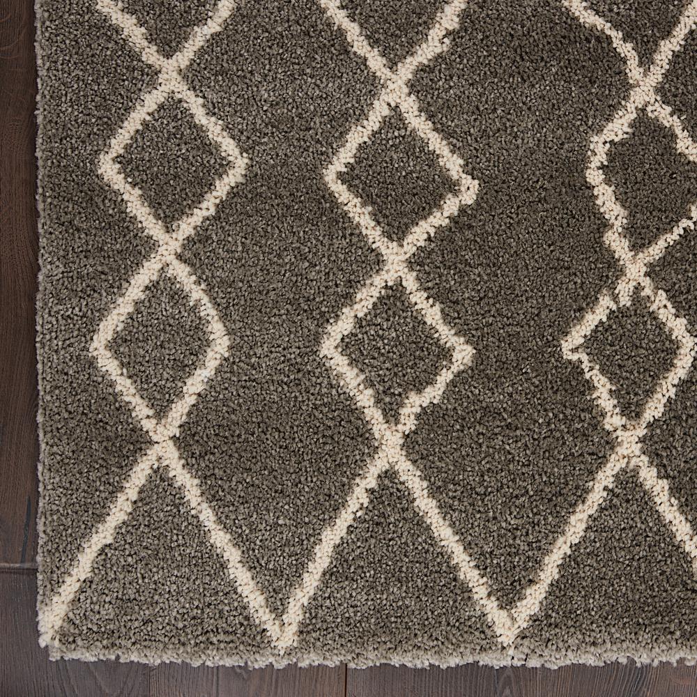 Nourison Home Geometric Shag Area Rug. Picture 4