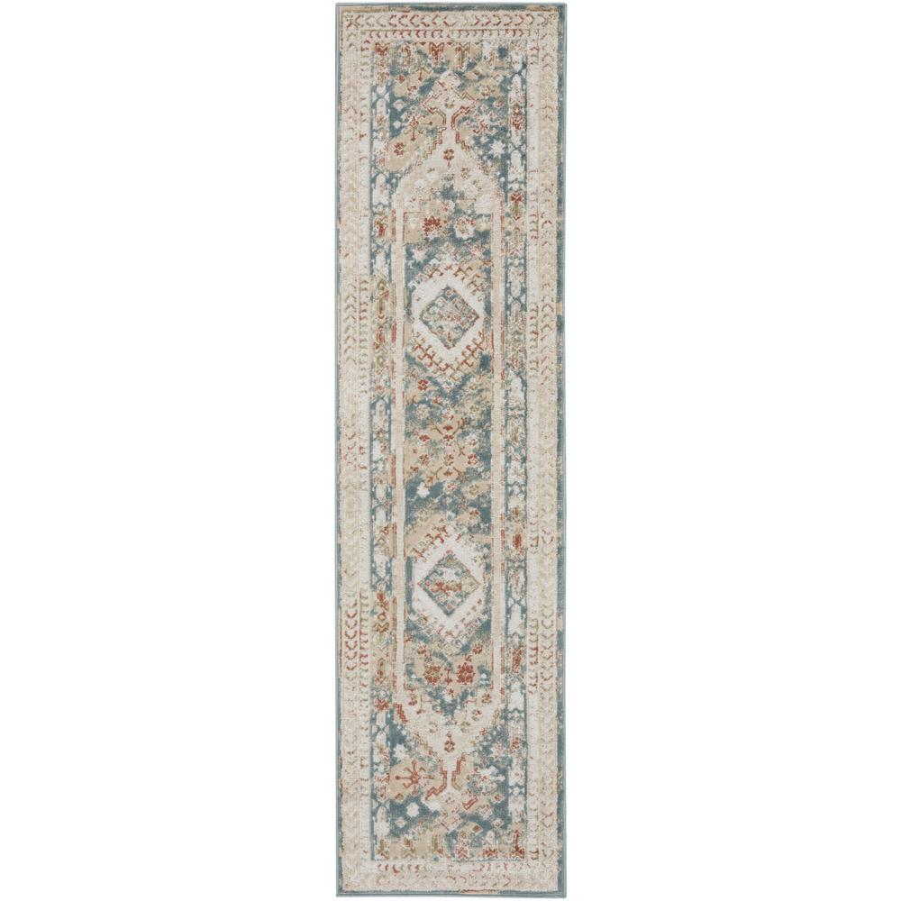Vintage Runner Area Rug, 10' Runner. Picture 1