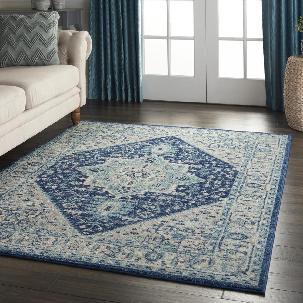 Vintage Rectangle Area Rug, 6' x 9'. Picture 9