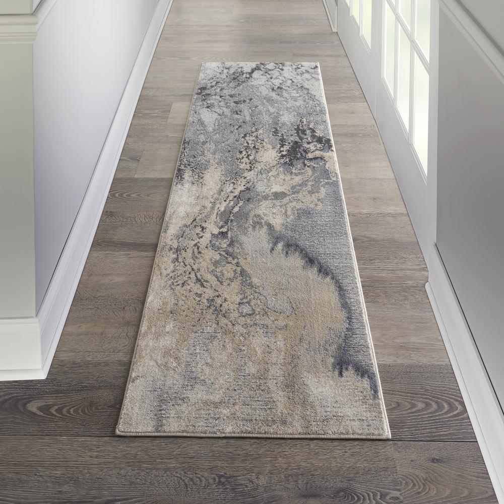 Modern Runner Area Rug, 8' Runner. Picture 2