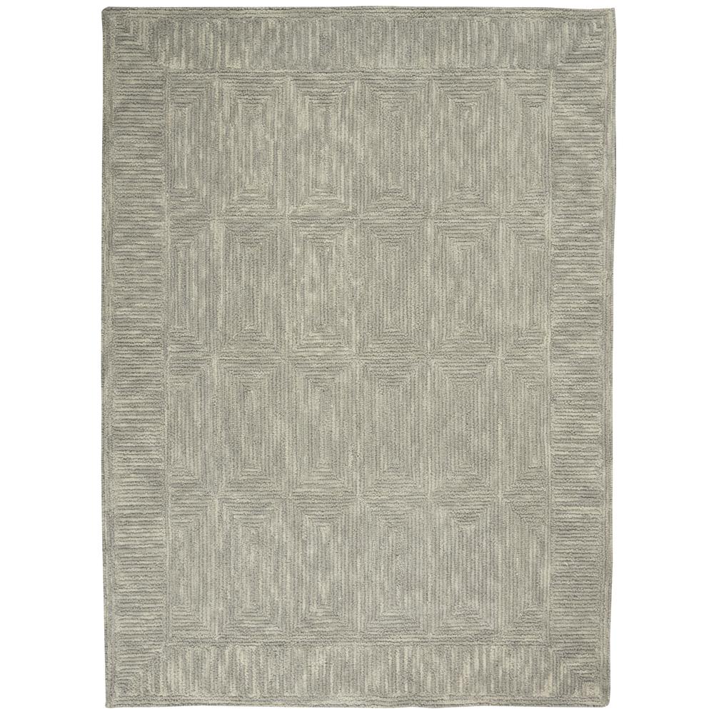 Modern Rectangle Area Rug, 5' x 7'. Picture 1