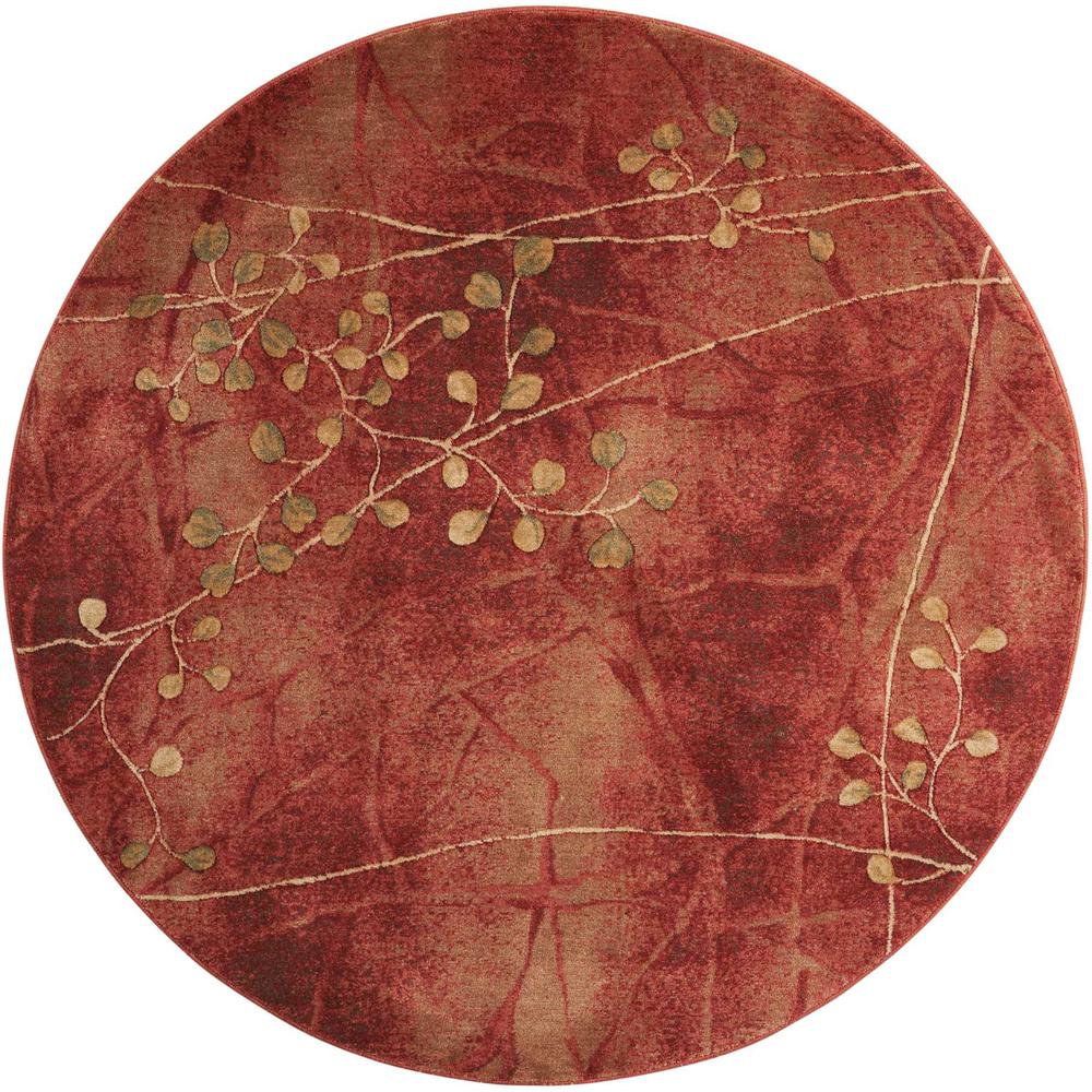 Rustic Round Area Rug, 6' x Round. Picture 1