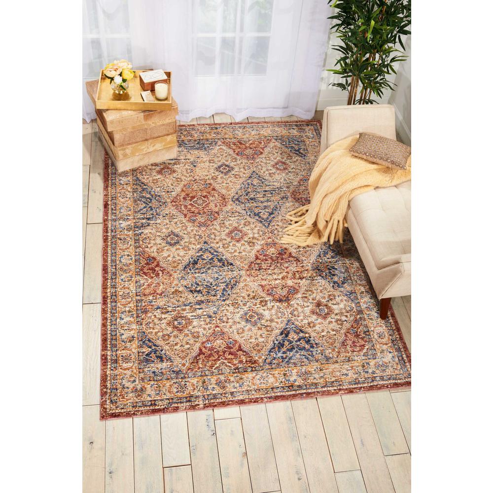 Reseda Area Rug, Multicolor, 5'3" x 7'6". Picture 2