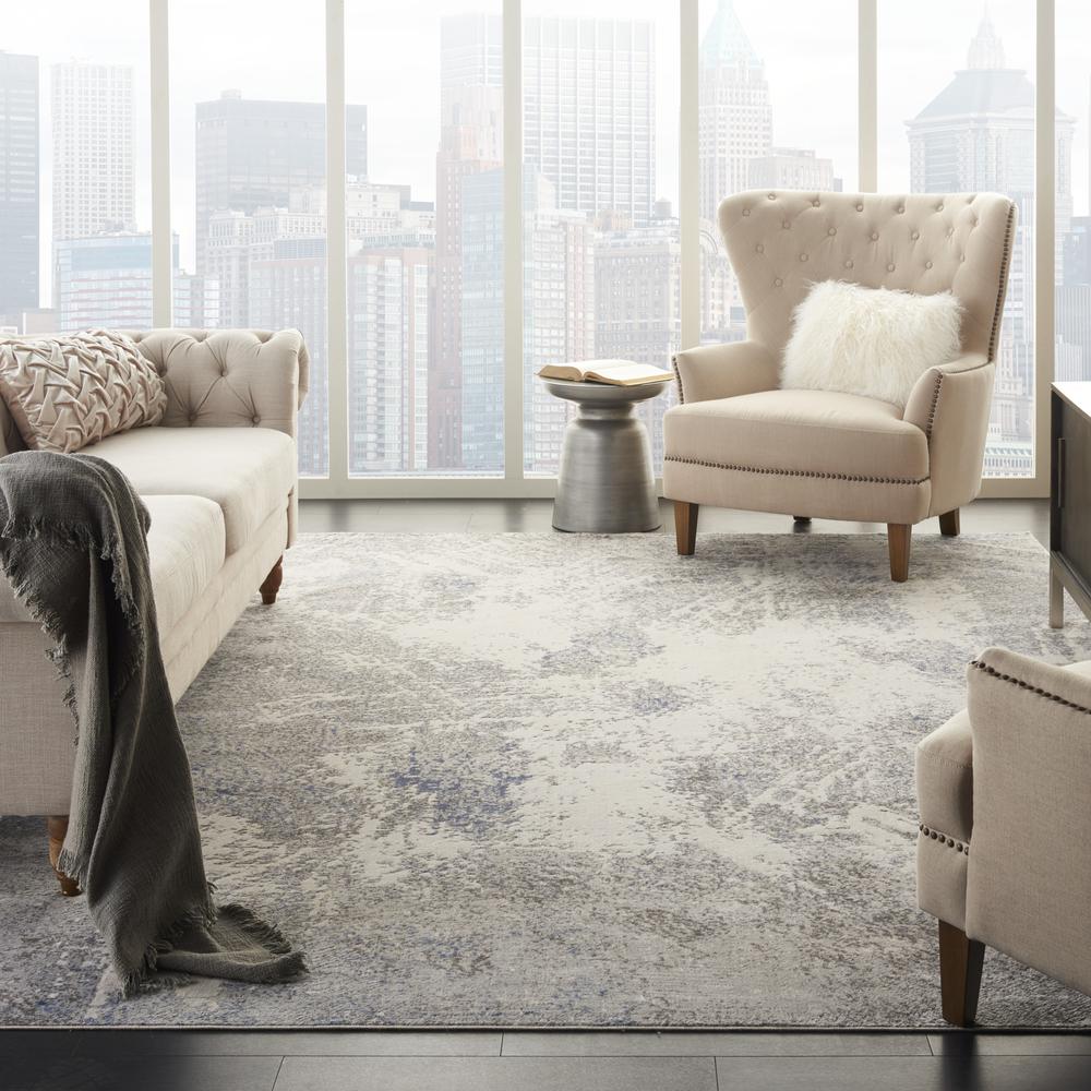 Nourison Home Sleek Textures Area Rug. Picture 2