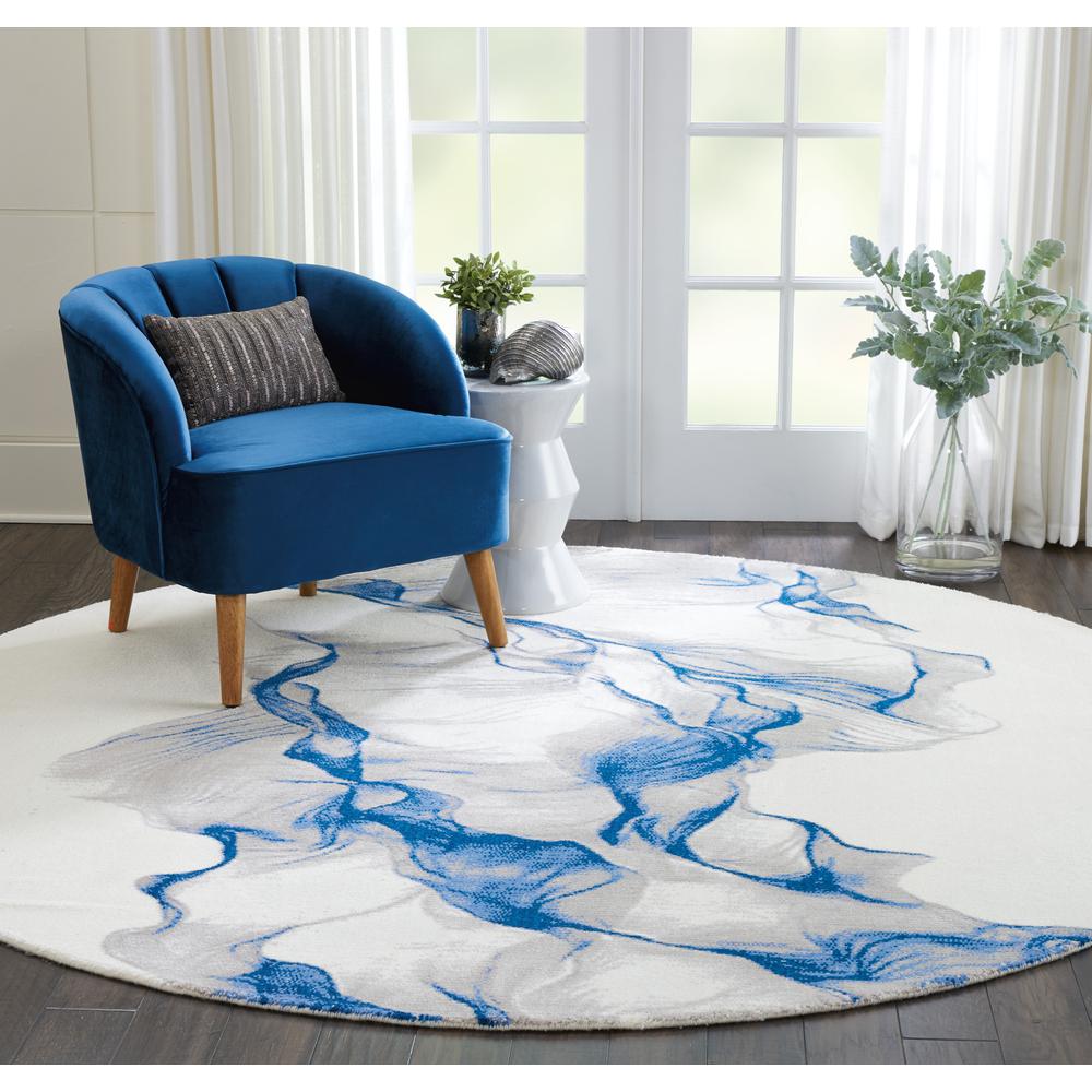Modern Round Area Rug, 8' x Round. Picture 3