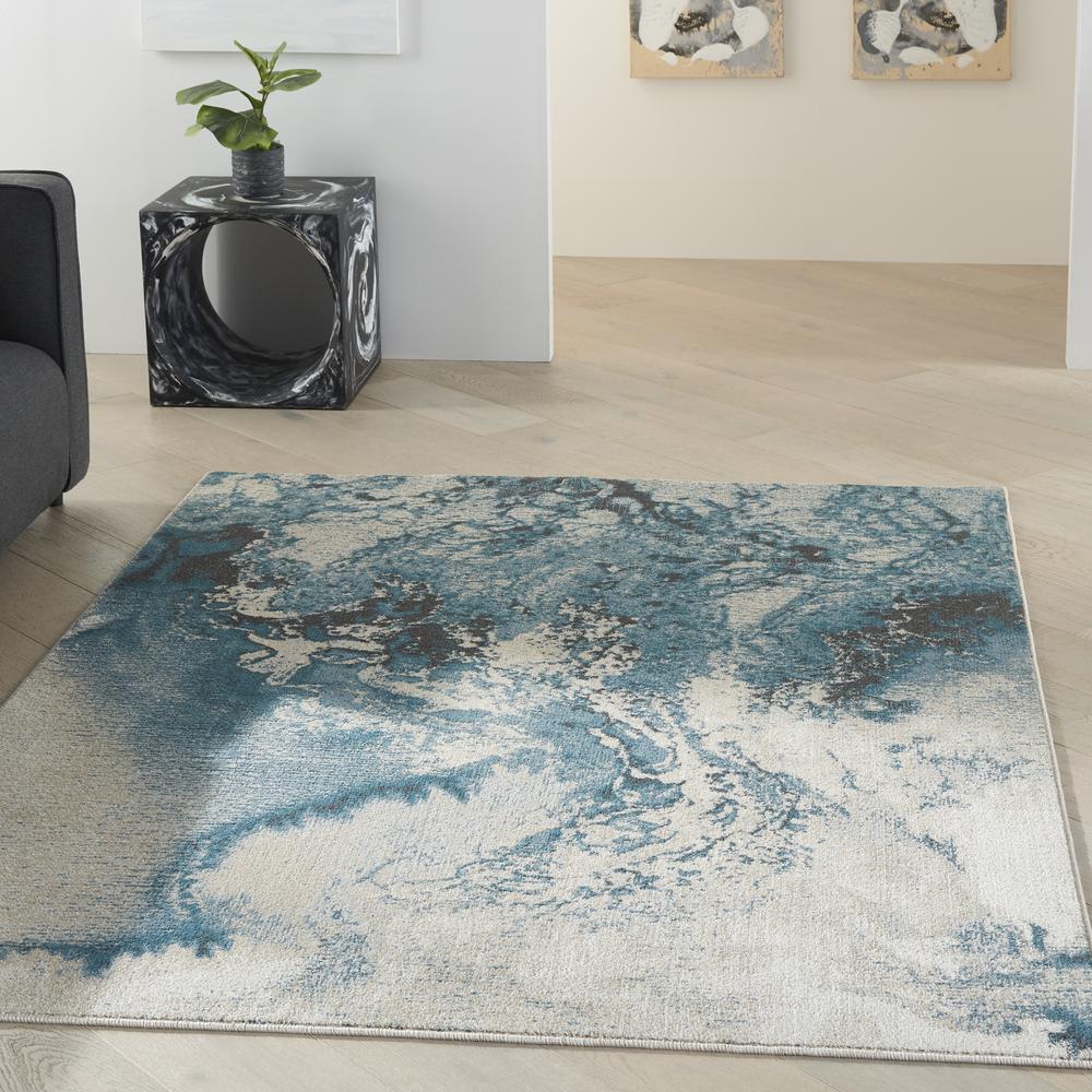 Modern Rectangle Area Rug, 4' x 6'. Picture 2