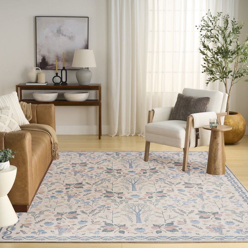 Nourison Home Botanical Washables Area Rug. Picture 9