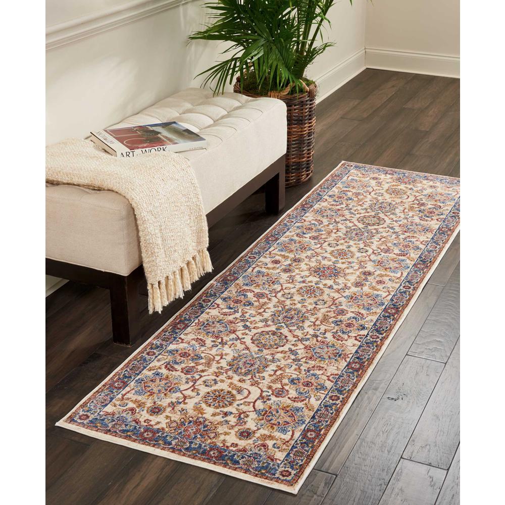Reseda Area Rug, Cream, 2'3" x 7'6". Picture 2