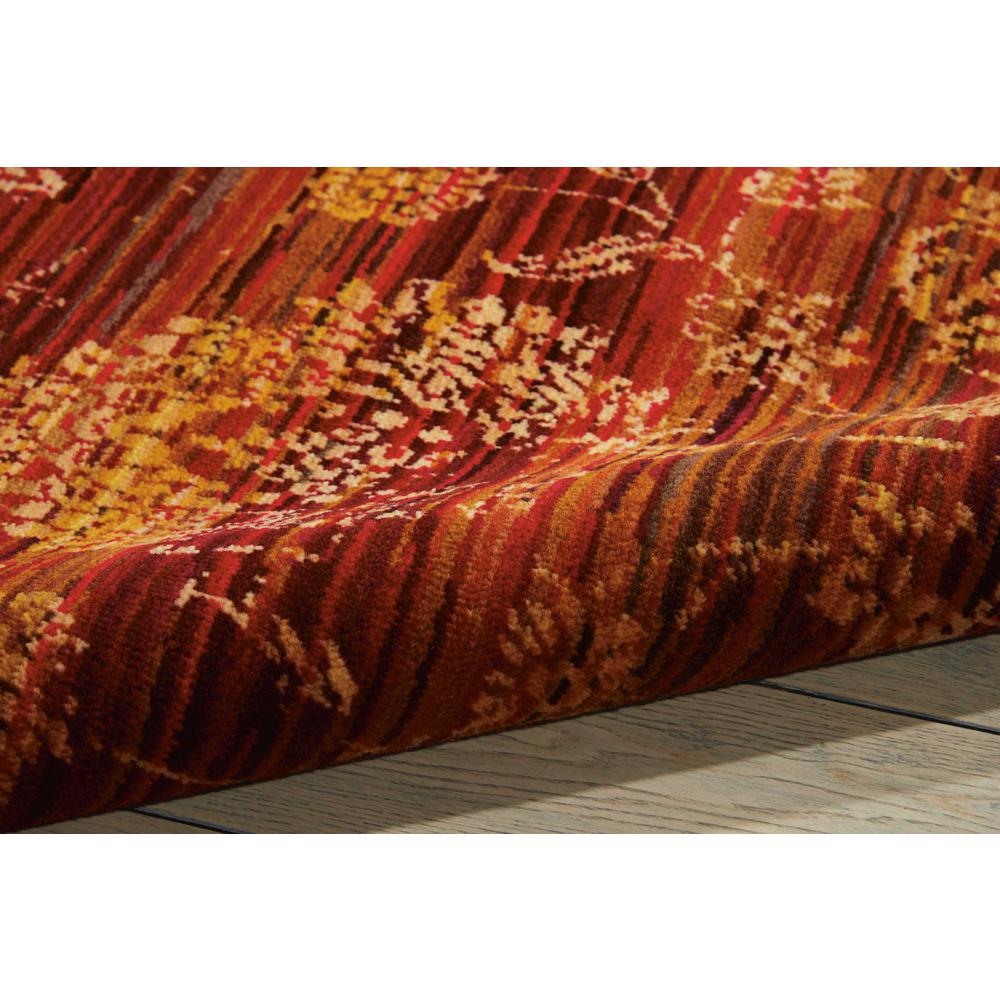 Rhapsody Area Rug, Sienna/Gold, 8'6" x 11'6". Picture 4
