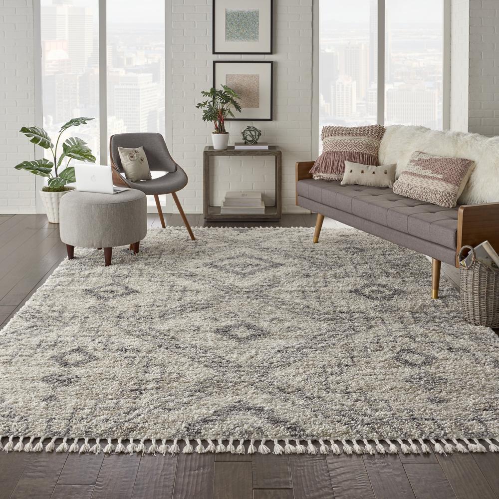 Nourison Home Scandinavian Shag Area Rug. Picture 2
