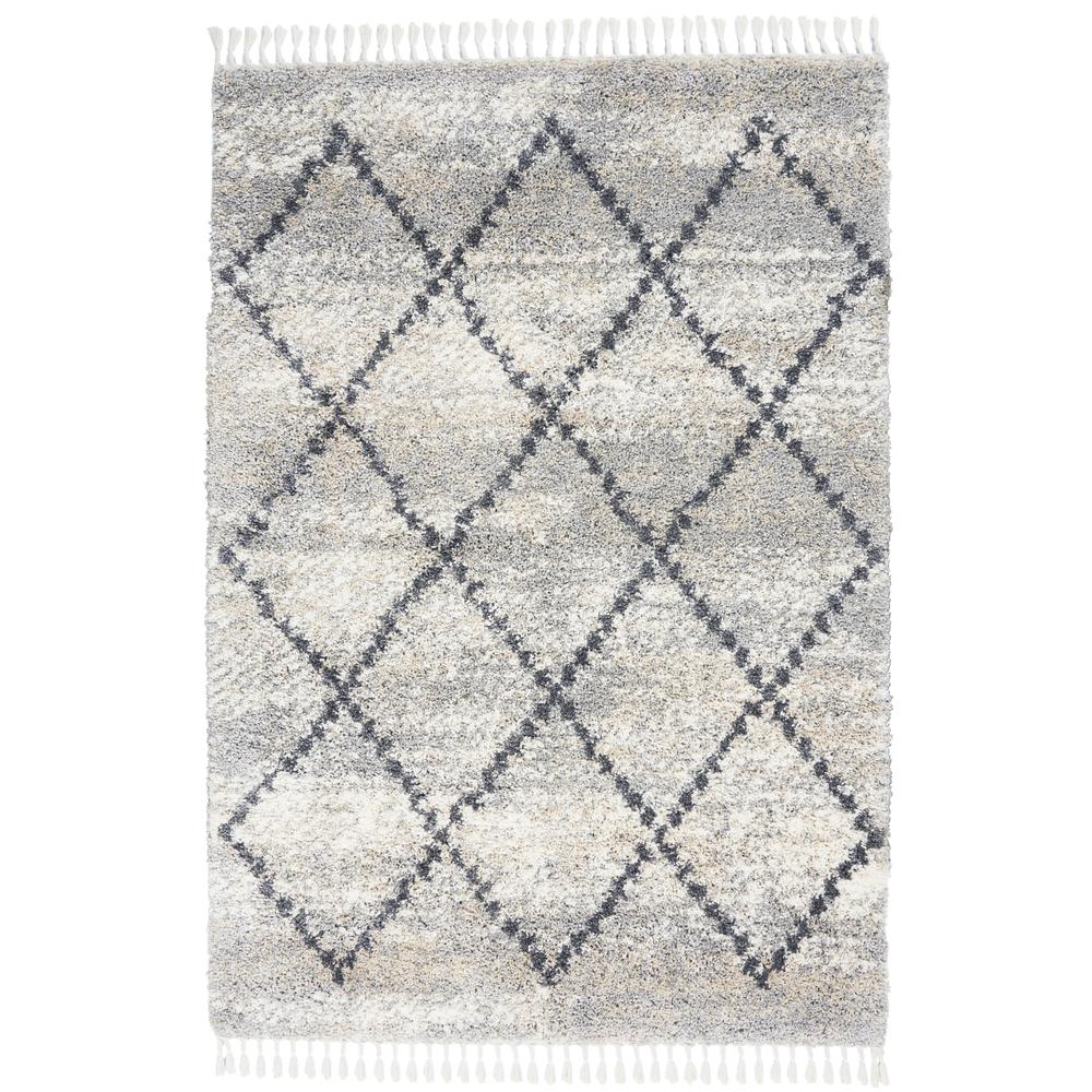 Nourison Home Scandinavian Shag Area Rug. Picture 1