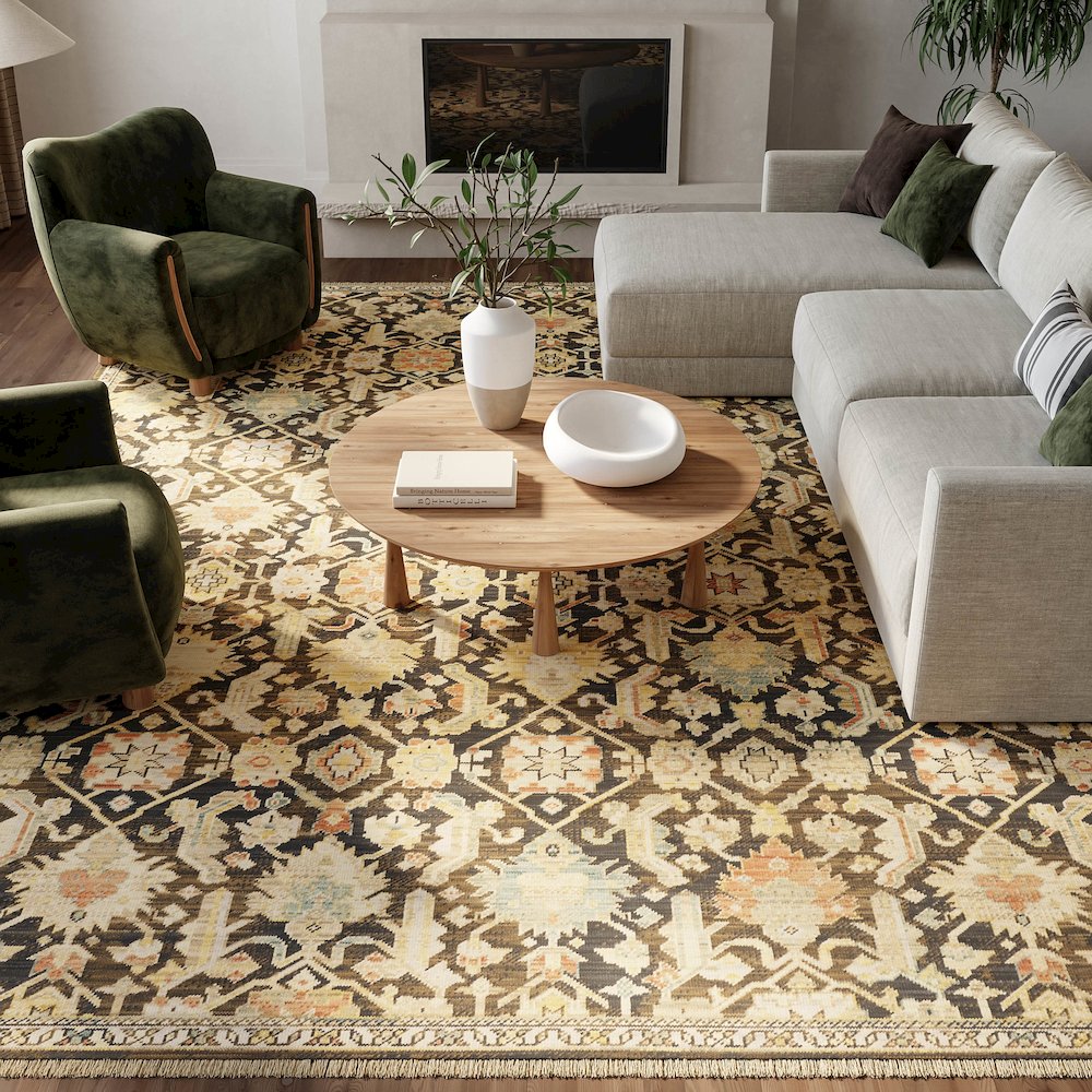 Nourison Home Antique Bloom Area Rug. Picture 9