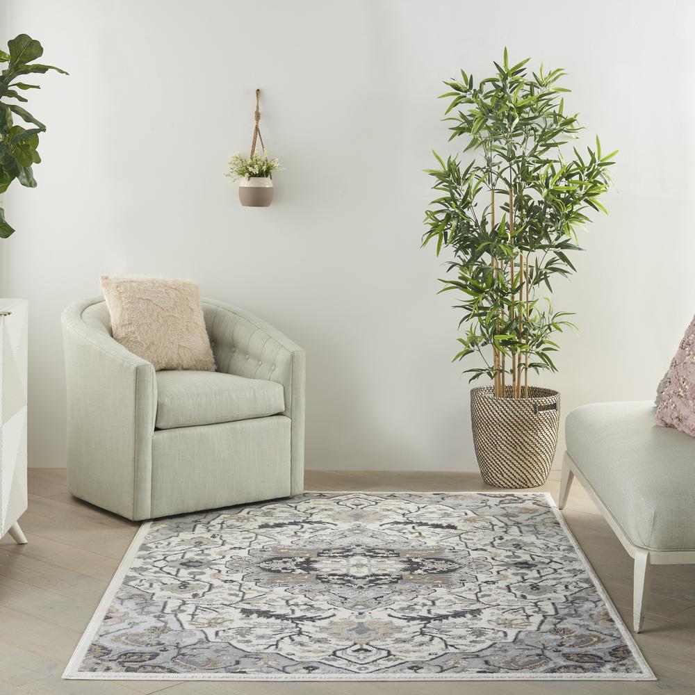 Transitional Rectangle Area Rug, 5' x 7'. Picture 10