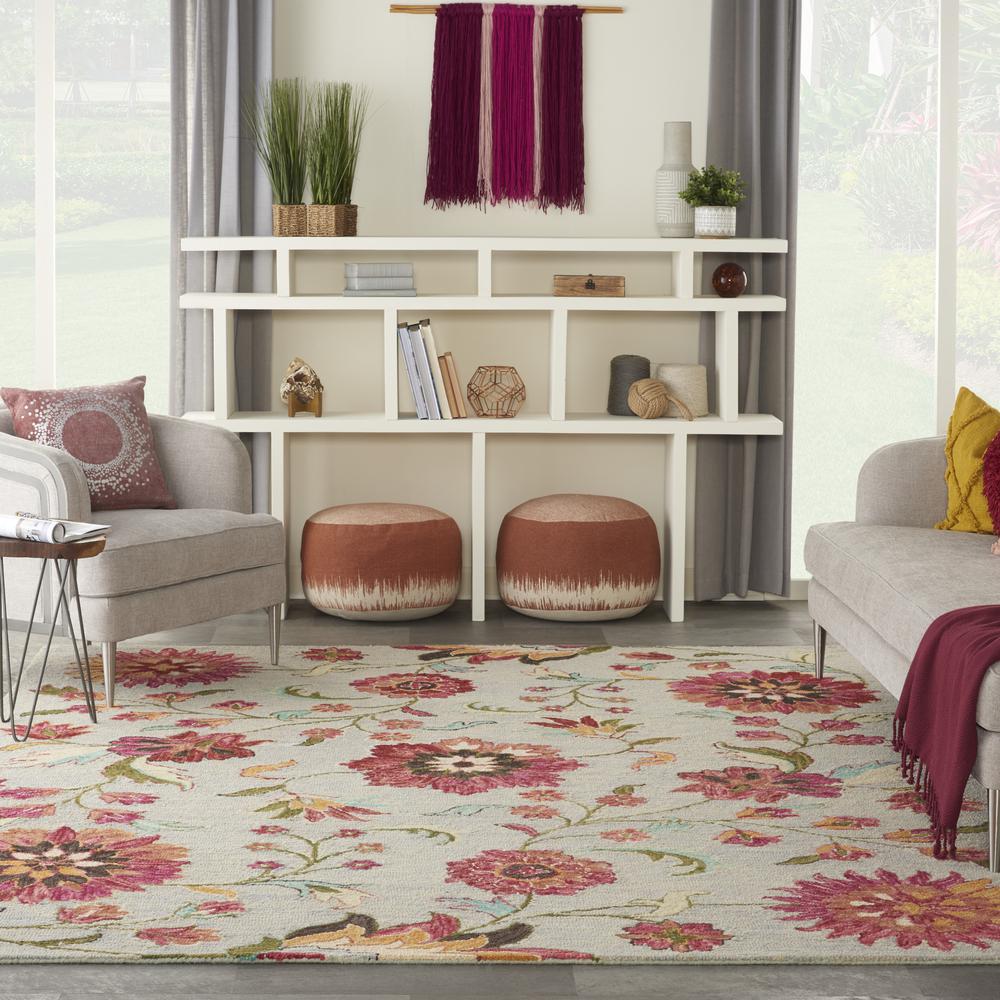 BAH04 Bahari Grey/Multi Area Rug- 8' x 10'. Picture 9