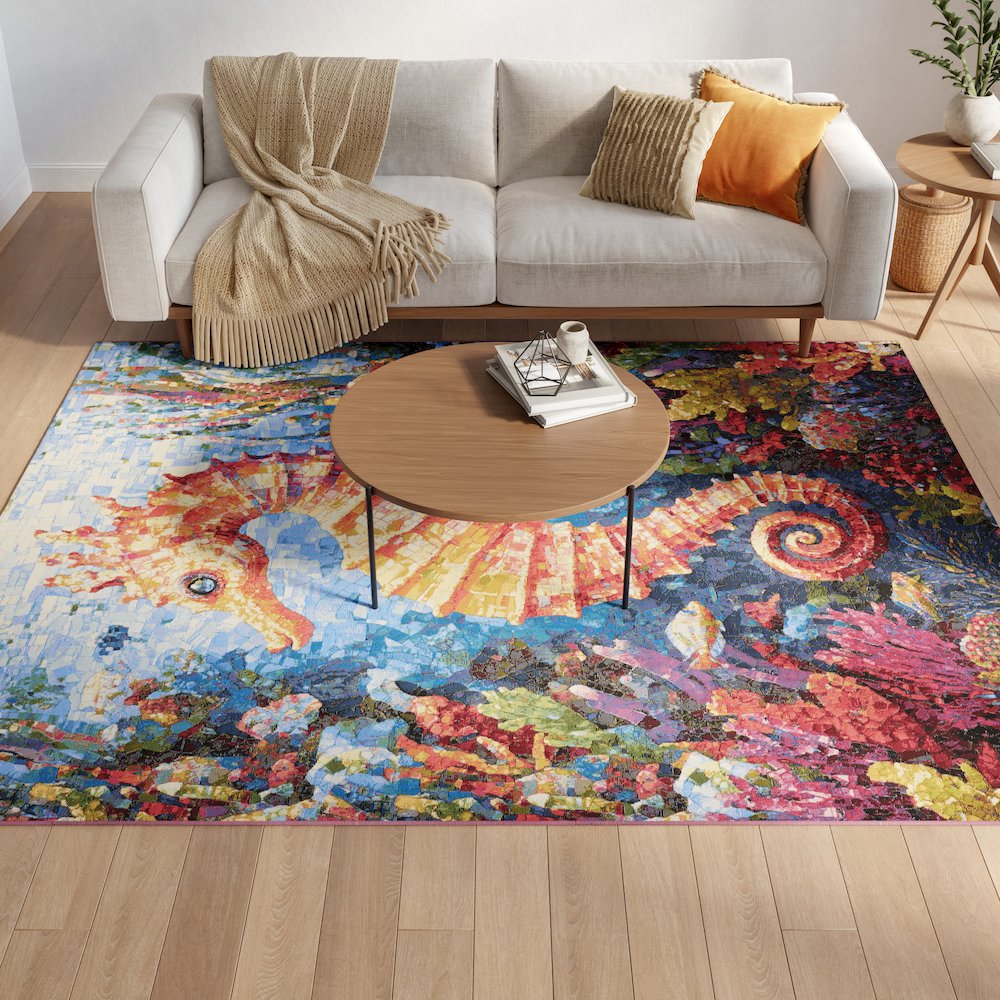 Nourison Home Color Splash Area Rug. Picture 10