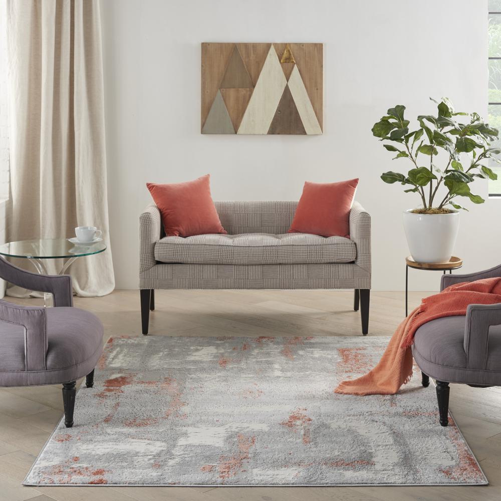 Modern Rectangle Area Rug, 4' x 6'. Picture 9