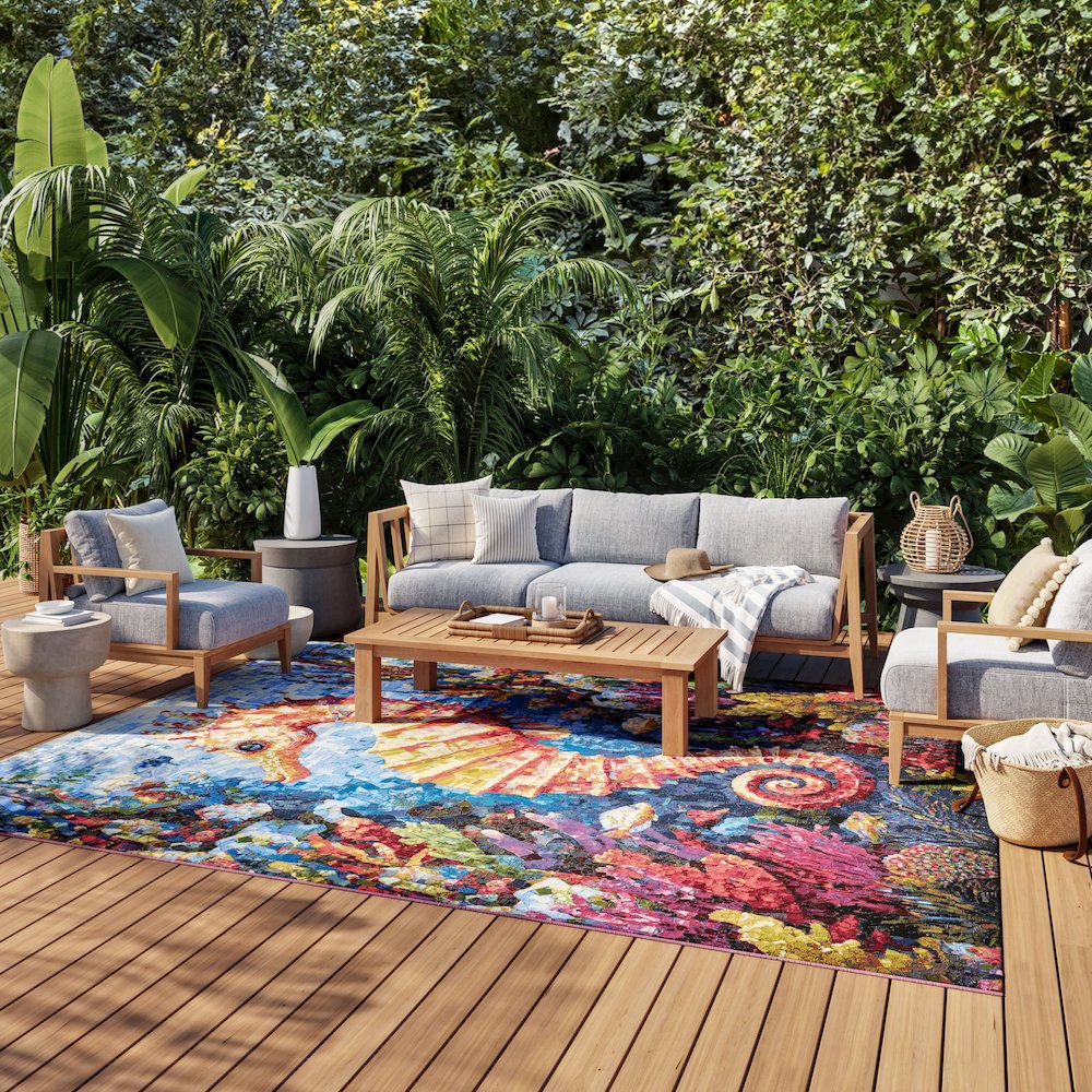 Nourison Home Color Splash Area Rug. Picture 2