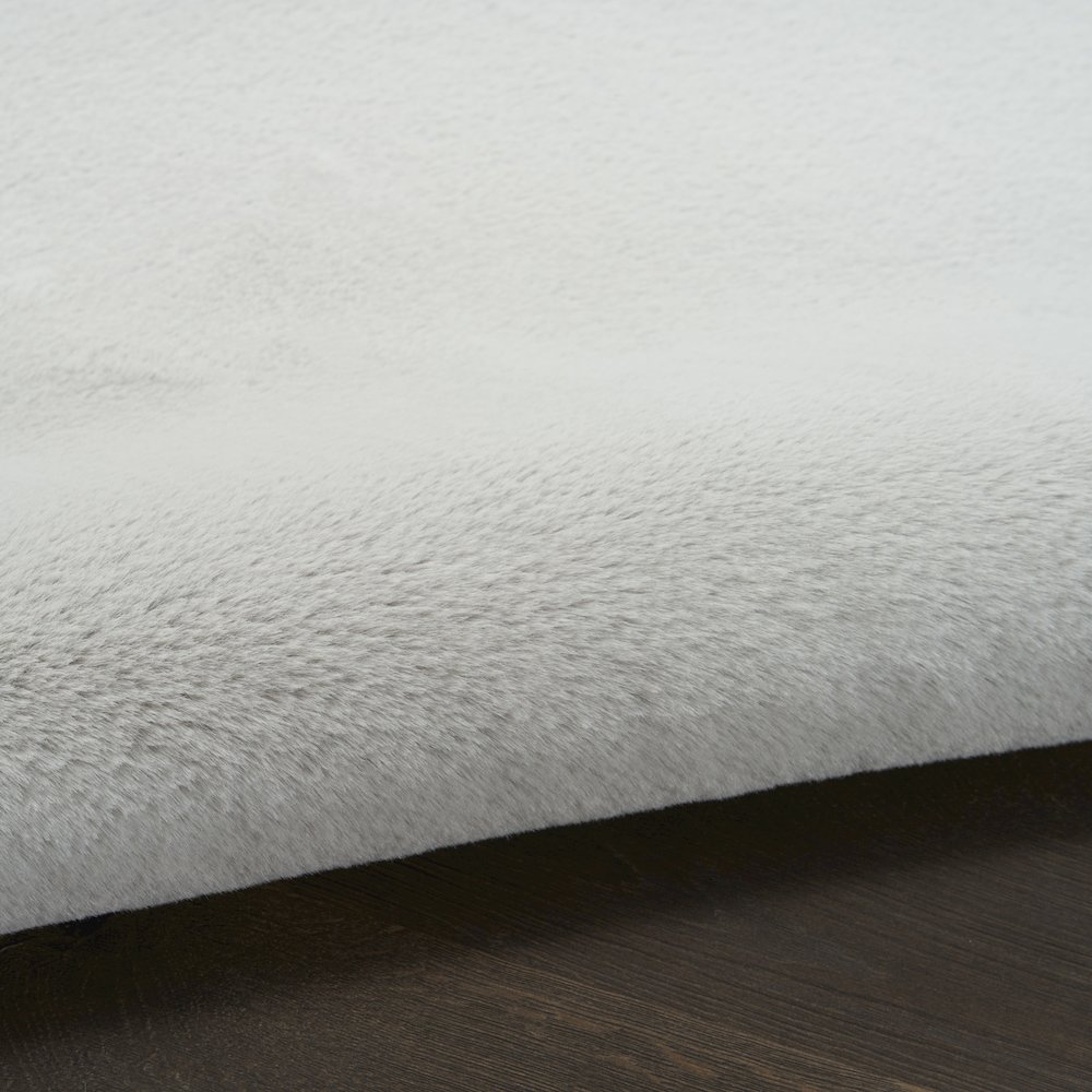 Nourison Home Soft Plush Rabbit Fur Area Rug. Picture 7