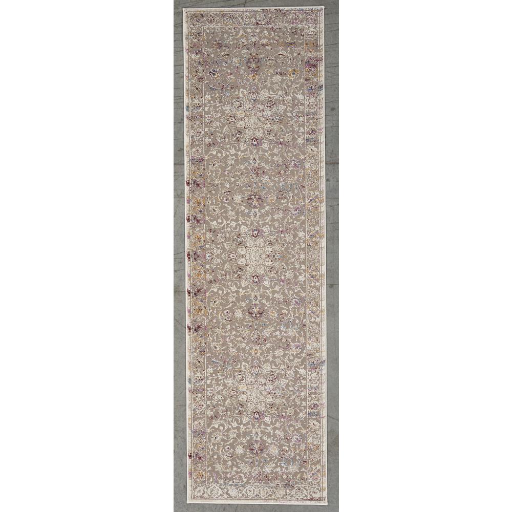 Vintage Vita Area Rug, GREY/Multicolor, 2'2" x 7'6". Picture 1